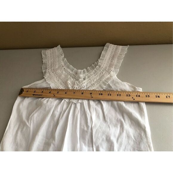 Agaci Cotton Race And Ruffle Blouse Size S - Picture 4 of 8